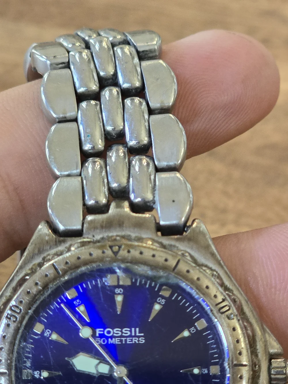 Fossil stainless steel